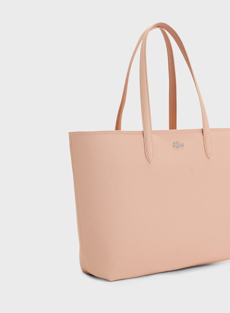 LACOSTE Essentials Top Handle Zip Over Tote