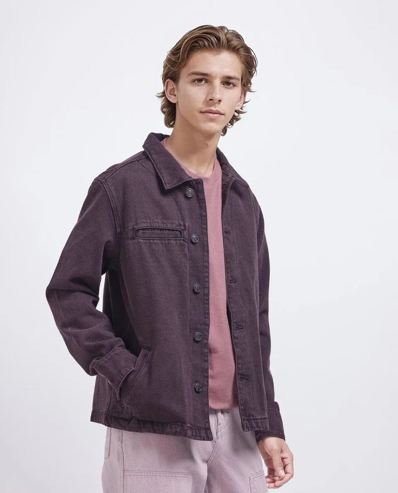 Rare Rabbit Men's Regular Fit Plain Jacket