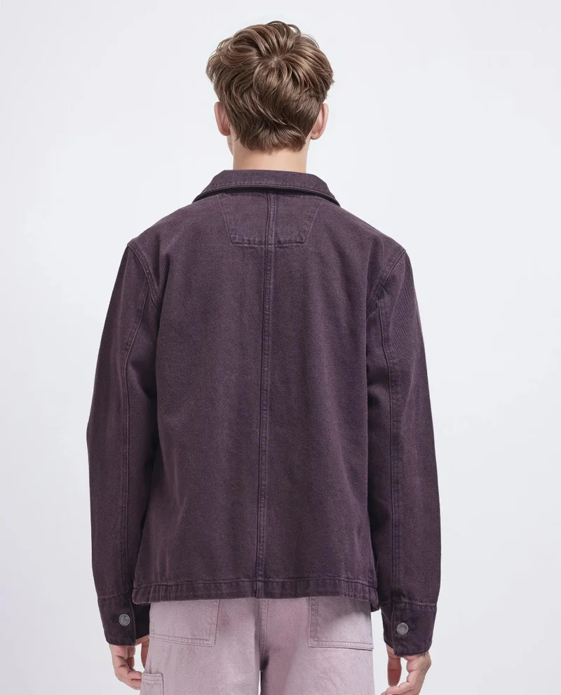 Rare Rabbit Men's Regular Fit Plain Jacket