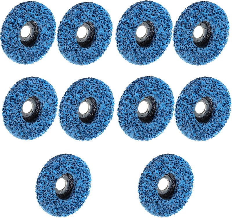 findmall 10 Pack 4-1/2 x 7/8 Quick Change Easy Strip & Clean Discs Fit for Paint Rust - Image 1