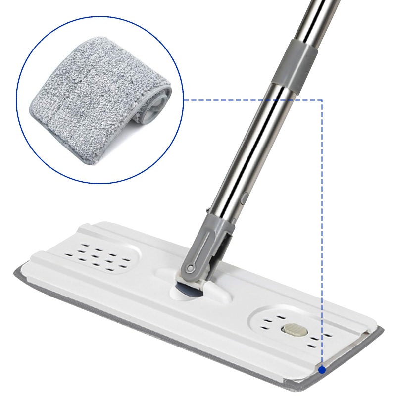 BeiLan Microfiber Cleaning Pads: 10 Pack 13" X 4.9" Washable for Floor Cleaning Compatible with Tethys & Most 13 Inch Flat Mops - Replacement for Mop Bucket Set - Image 3