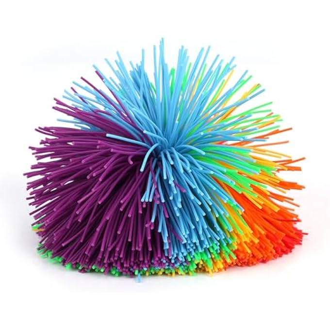 Jiawu Colorful Silicone Sensory Toy Ball for Stress Relief, Eye-Catching Appearance, Gifts, 1pc - Image 5