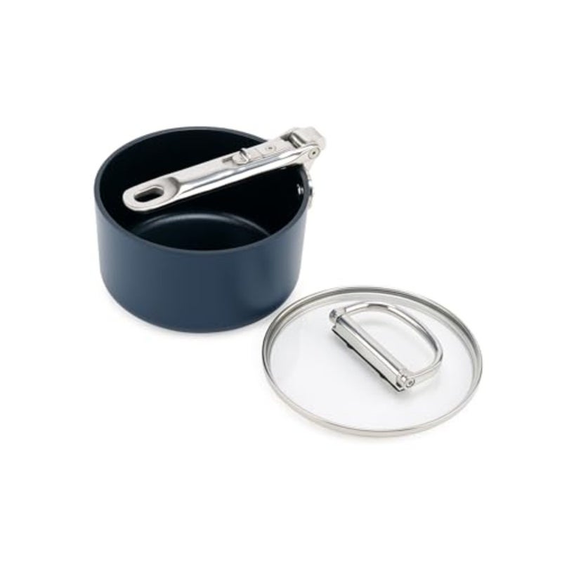 Space Saucepan w/Folding HandleandLid 15cm - Image 3