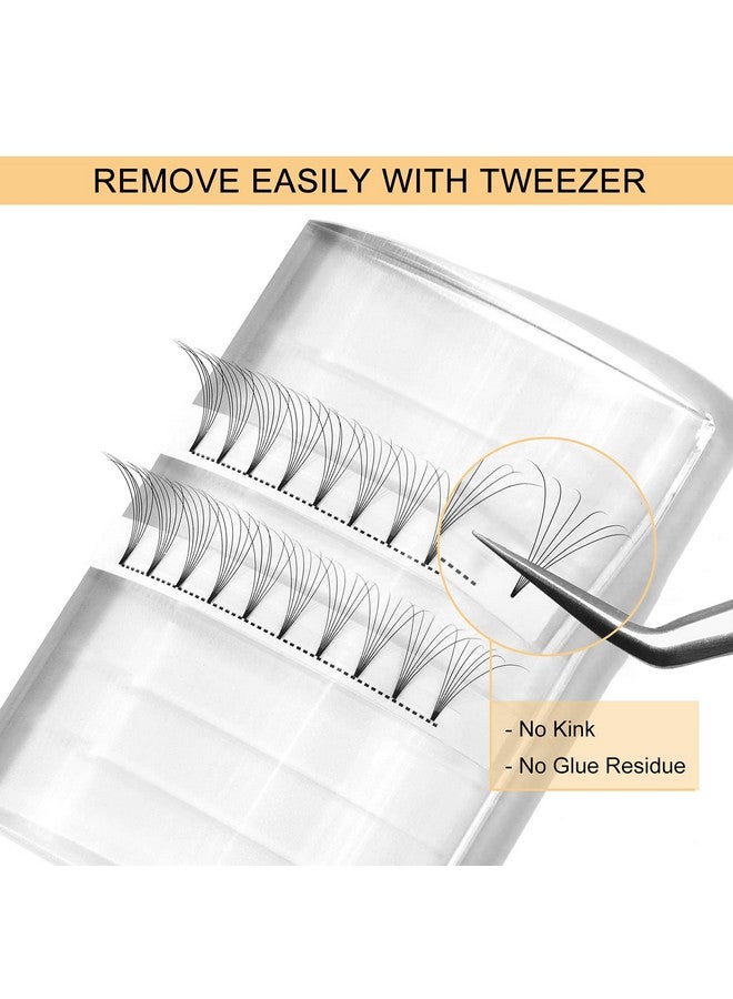 QUEWEL Volume Lash Extensions 6D 0.07Mm C Curl 13Mm Short Stem Premade Fans Soft;Optinal 3D;4D;5D;6D;7D;8D 0.07;0.10Mm C;D 820Mm Mix916Mm 1215Mm 815Mm;(6D 0.07C 13Mm) - Image 4