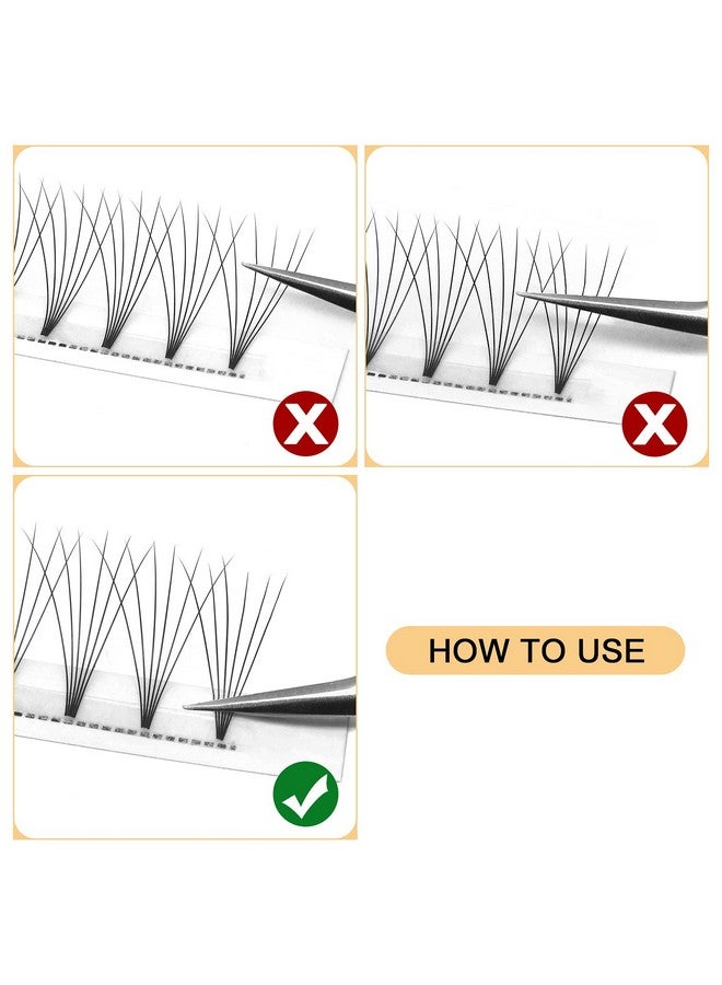 QUEWEL Volume Lash Extensions 6D 0.07Mm C Curl 13Mm Short Stem Premade Fans Soft;Optinal 3D;4D;5D;6D;7D;8D 0.07;0.10Mm C;D 820Mm Mix916Mm 1215Mm 815Mm;(6D 0.07C 13Mm) - Image 5