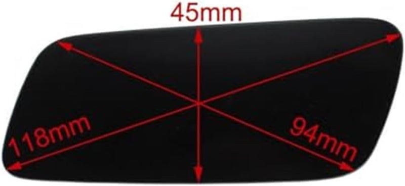 DEMULAX Headlight Washer Nozzle Cover for S90 V90 - Image 3