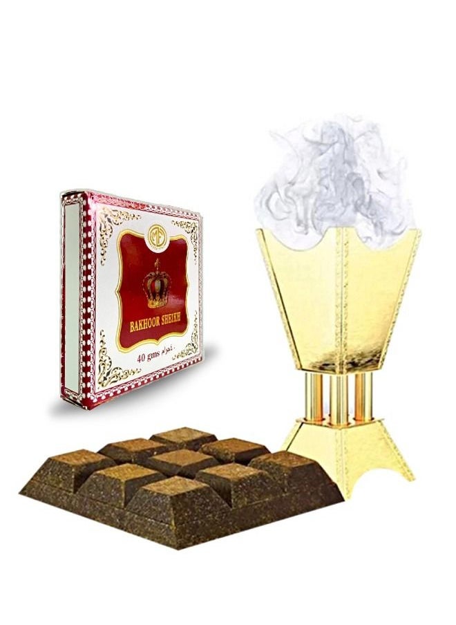 MFCREATIONS - Bakhoor Sheikh 40gm - 12pcs pack - Image 1