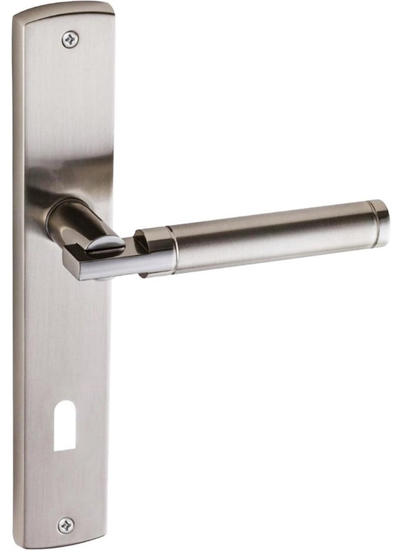 Eym - Doğanlar Fırat Luxury Door Handle Nickel Satin Room - Image 1
