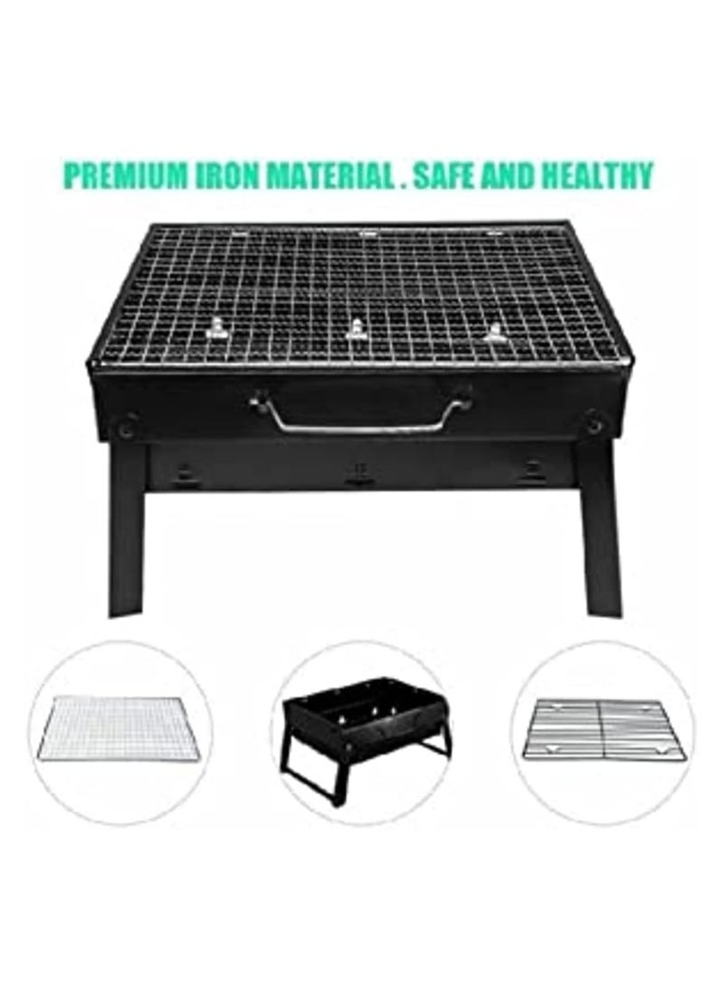 BJM Portable Charcoal Bbq Grill Couple Family Party Outdoor Camping Tool Environmental Protection Health - Image 2