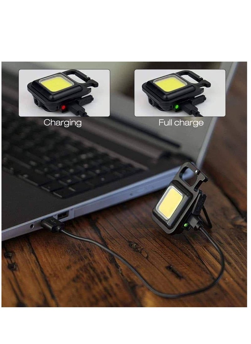 Generic LED flashlight 800 lumens medallion magnet and opener waterproof long-lasting battery with USB charger  - Image 3
