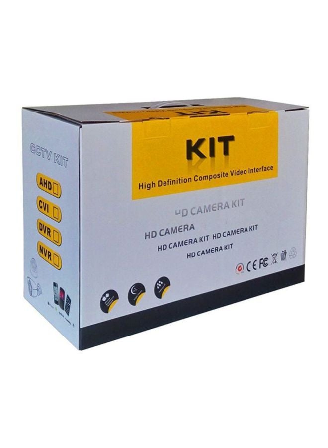 تومفيجن مجموعة كاميرا المراقبة AHD بدقة 2 ميجابكسل وجودة فيديو 1080 بكسل بلون أبيض - Image 4