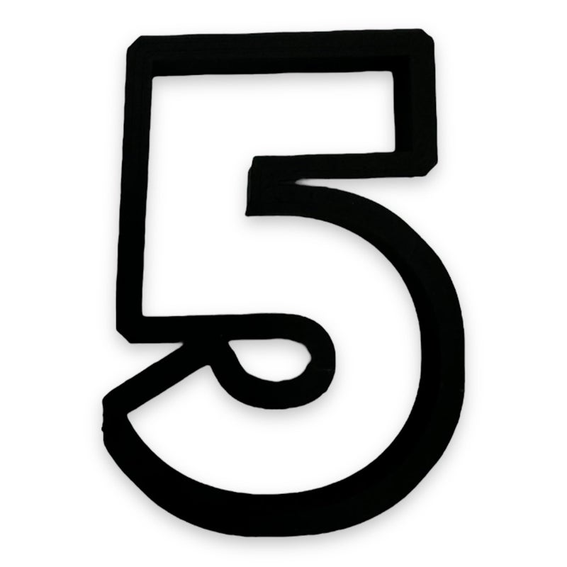 Bundle of Fun 5 Block Numbers Cookie Cutter with Easy to Push Design (3.5 inch) - Image 2