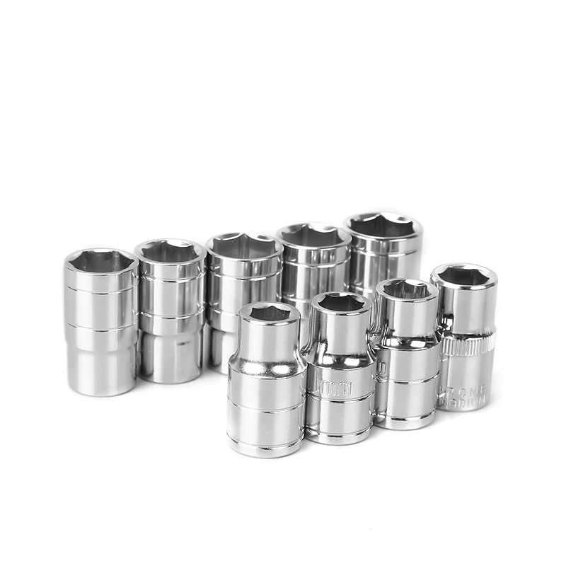 Digital Craft مجموعة مفاتيح sockets رقم 32 12 بوصة مع مفك براغي مجموعة أدوات إصلاح السيارات مجموعة أدوات يدوية متعددة الاستخدامات مجموعة أدوات دقيقة للسيارات مع حقيبة تخزين للسفر - Image 4
