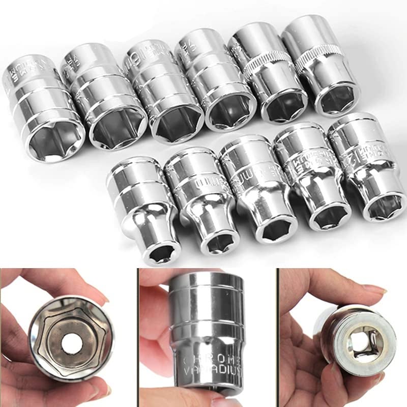 Digital Craft مجموعة مفاتيح sockets رقم 32 12 بوصة مع مفك براغي مجموعة أدوات إصلاح السيارات مجموعة أدوات يدوية متعددة الاستخدامات مجموعة أدوات دقيقة للسيارات مع حقيبة تخزين للسفر - Image 2