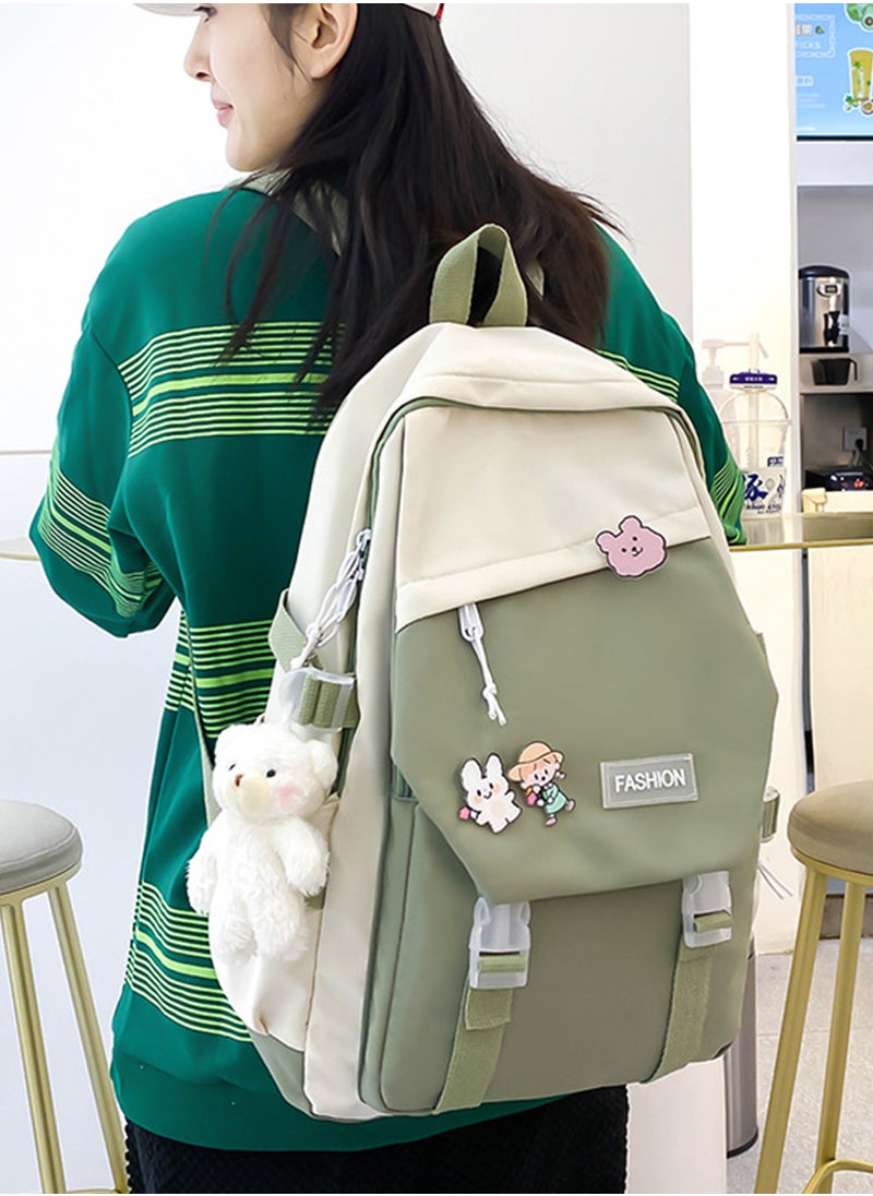 Sharpdo - Lightweight School Bag College Laptop Backpack for Men Women Travel bag High School Middle Bookbag for Boy Girls - Image 1
