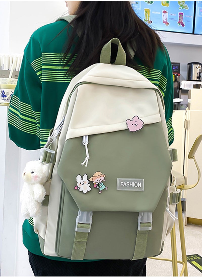 Sharpdo - Lightweight School Bag College Laptop Backpack for Men Women Travel bag High School Middle Bookbag for Boy Girls - Image 1