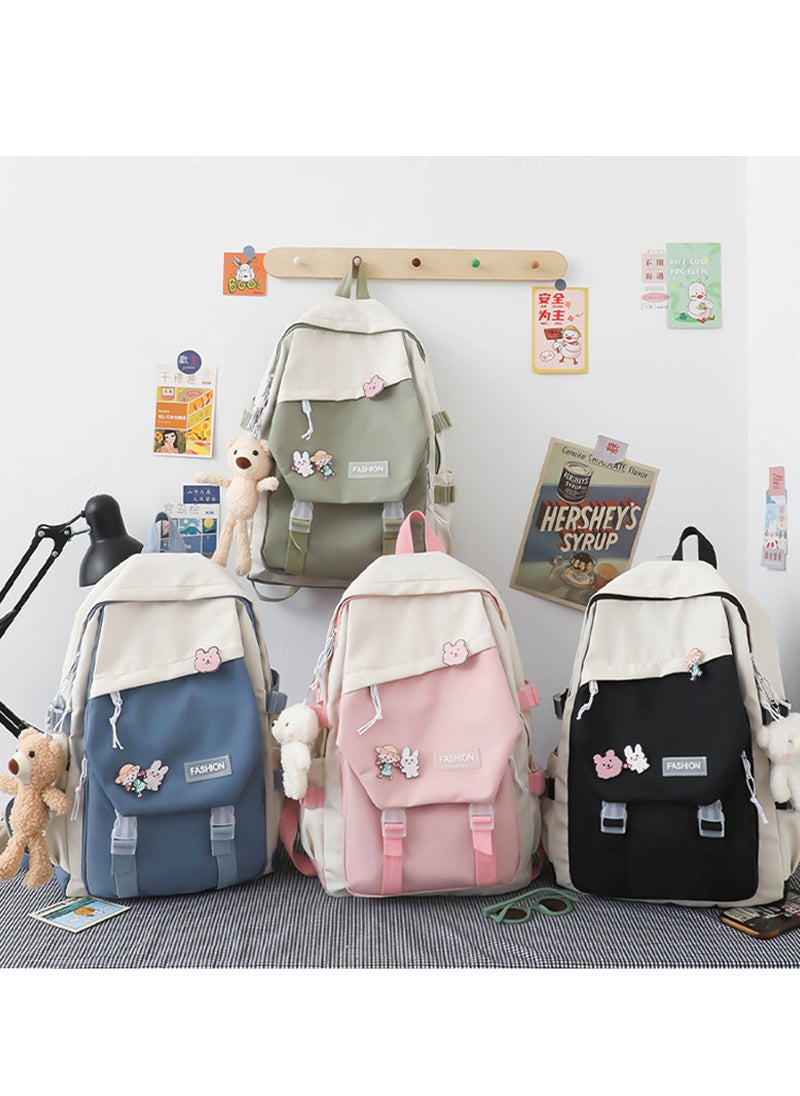 Sharpdo - Lightweight School Bag College Laptop Backpack for Men Women Travel bag High School Middle Bookbag for Boy Girls - Image 1