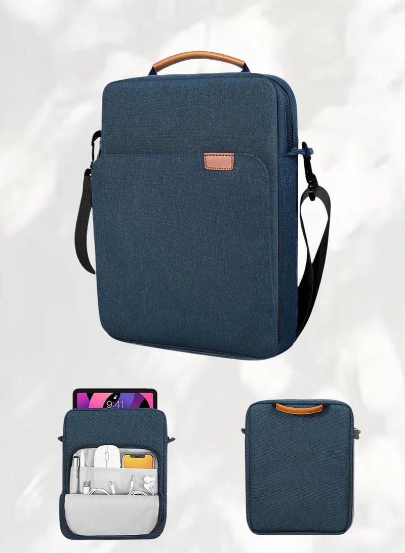 Leon Home 12.9-13.3 Inch Tablet Sleeve Bag Compatible with iPad Pro 12.9 M2 2022/2021/2020 Surface Laptop Go 12.4" Galaxy Tab S8+/S9+ 12.4" 2022/2023 Handle Carrying Case with Shoulder Strap - Image 1