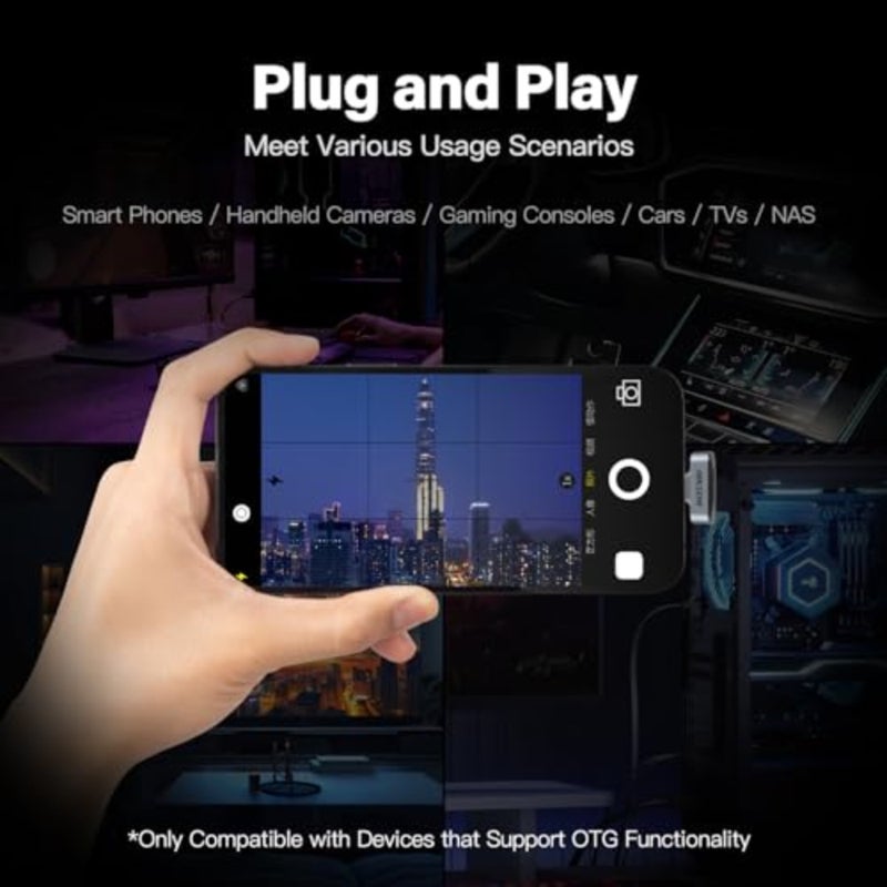 HS-USB-S450 128G U3 SSD داخلي لترقية الكمبيوتر المحمول، ذاكرة فلاش NAND، أسود، قراءة/كتابة عالية السرعة تصل إلى 450 ميجابايت/ثانية - Image 5