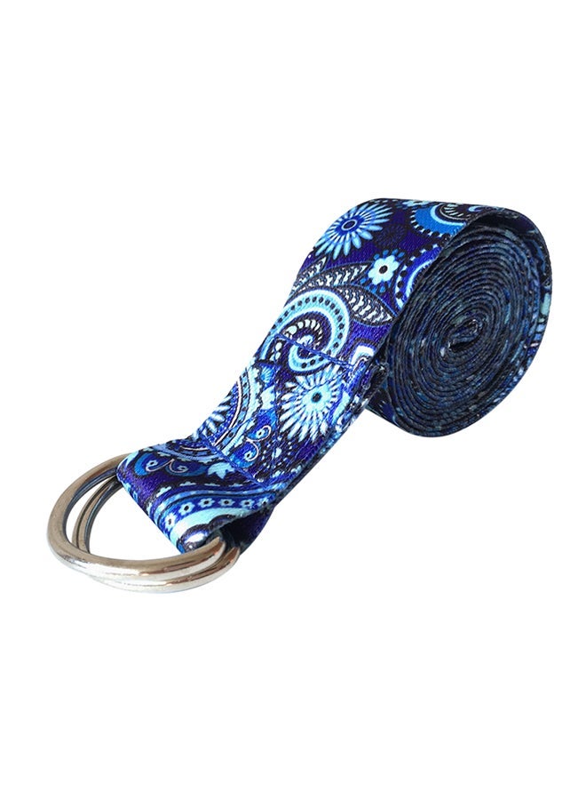 NIBEMINENT Printed Yoga Stretching Strap  - Image 1