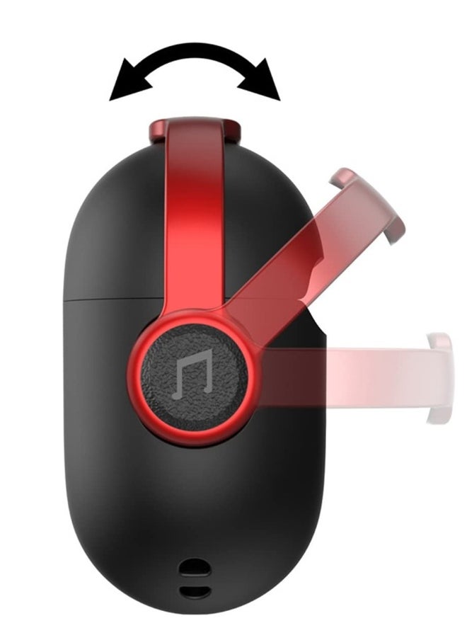 Generic - NEW Case for AirPods 3 Generation Case with Lock (Black Red） - Image 1
