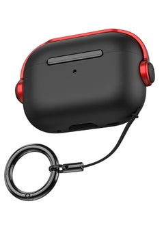 NEW Case for AirPods 3 Generation Case with Lock (Black Red）