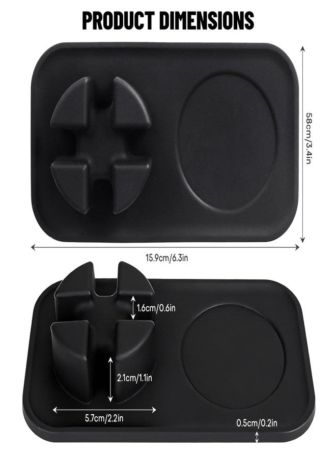 Rolitwils Roliwils Espresso Tamping Mat for Ninja Luxe Cafe, Food-Grade Silicone | Anti-Slip Design Compatible with ES601/ES701 | Practical Coffee Accessories - Image 2