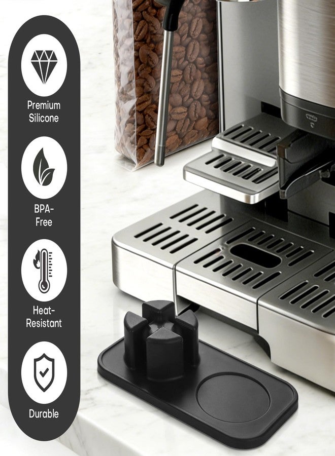 Rolitwils Roliwils Espresso Tamping Mat for Ninja Luxe Cafe, Food-Grade Silicone | Anti-Slip Design Compatible with ES601/ES701 | Practical Coffee Accessories - Image 4