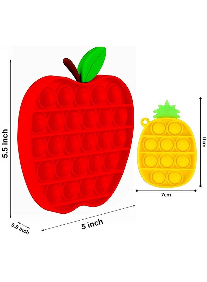 فنبلاست مجموعة FunBlast Pop it (عبوة من لعبتين Popit)، ألعاب أطفال، ألعاب فيدجيت، لعبة Pop it، لعبة Push Pop Bubble Fidget الحسية، لعبة تخفيف التوتر Fidget الحسية، هدايا مبتكرة للبنات والأولاد والأطفال (1) - Image 3