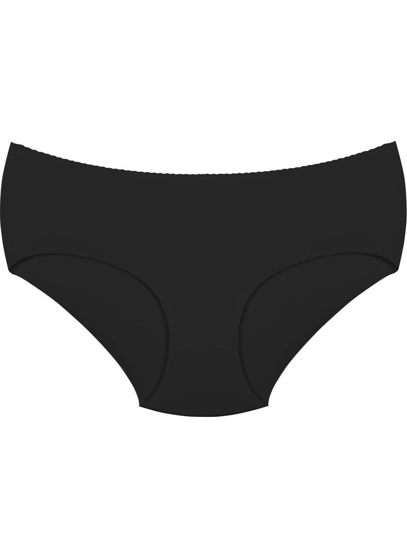 REN - Non-marking Seamless Laser Cut Invisible Panties, Cotton Mesh - Image 1
