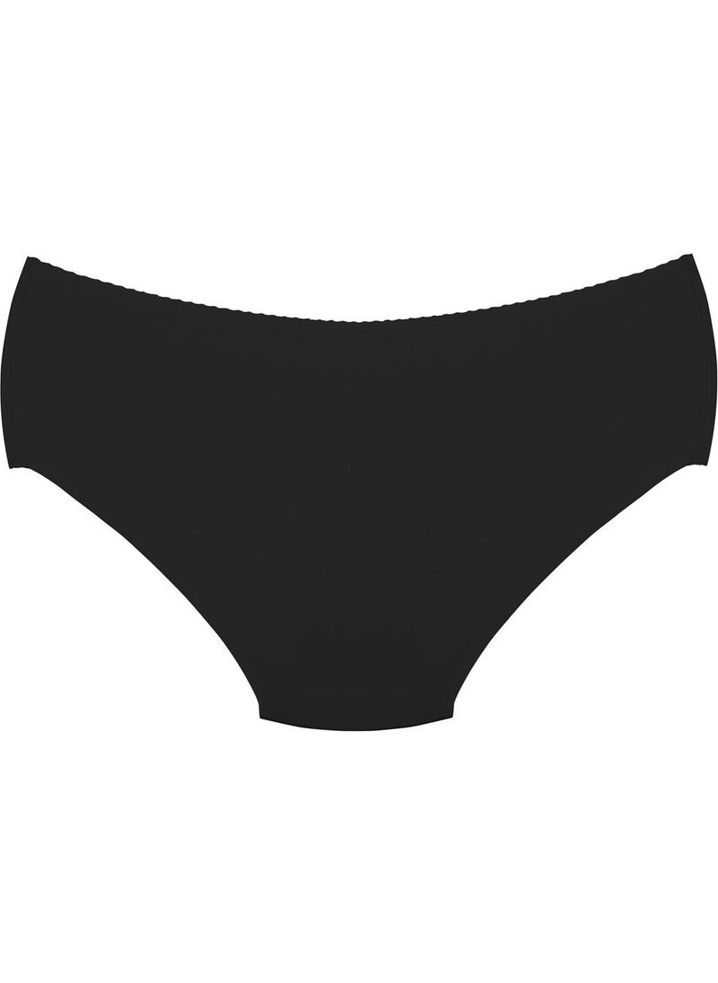 REN - Non-marking Seamless Laser Cut Invisible Panties, Cotton Mesh - Image 1