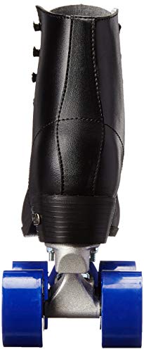 Chicago زلاجات شيكاغو الفاخرة السوداء الرباعية للأولاد والرجال المبتدئين بتصميم كلاسيكي قابل للتعديل عالي القمة للاستخدام الداخلي أو الخارجي وزلاجات الديربي - Image 3