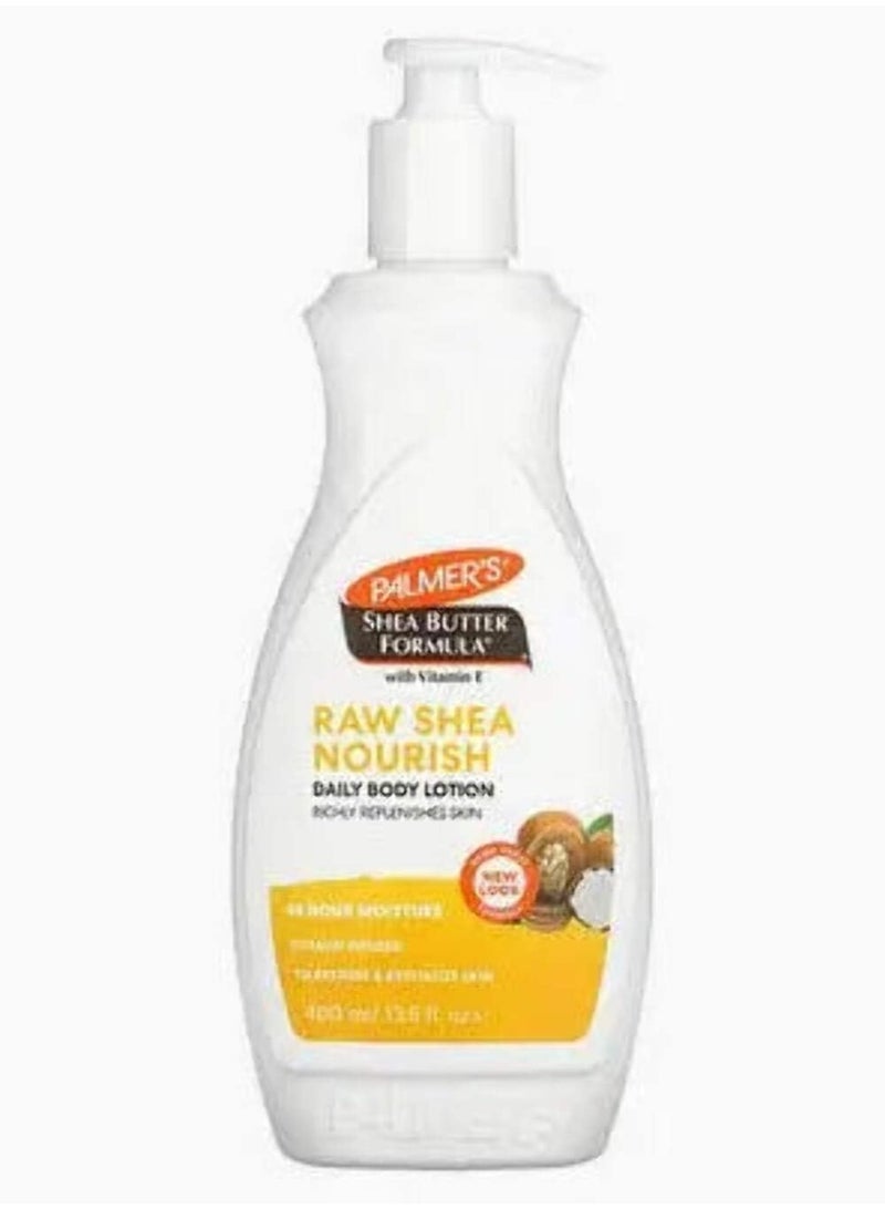 Palmer's Shea Formula Raw Shea Body Lotion, Pump, 13.5 Fl Oz (Pack of 2) - Packaging May Vary