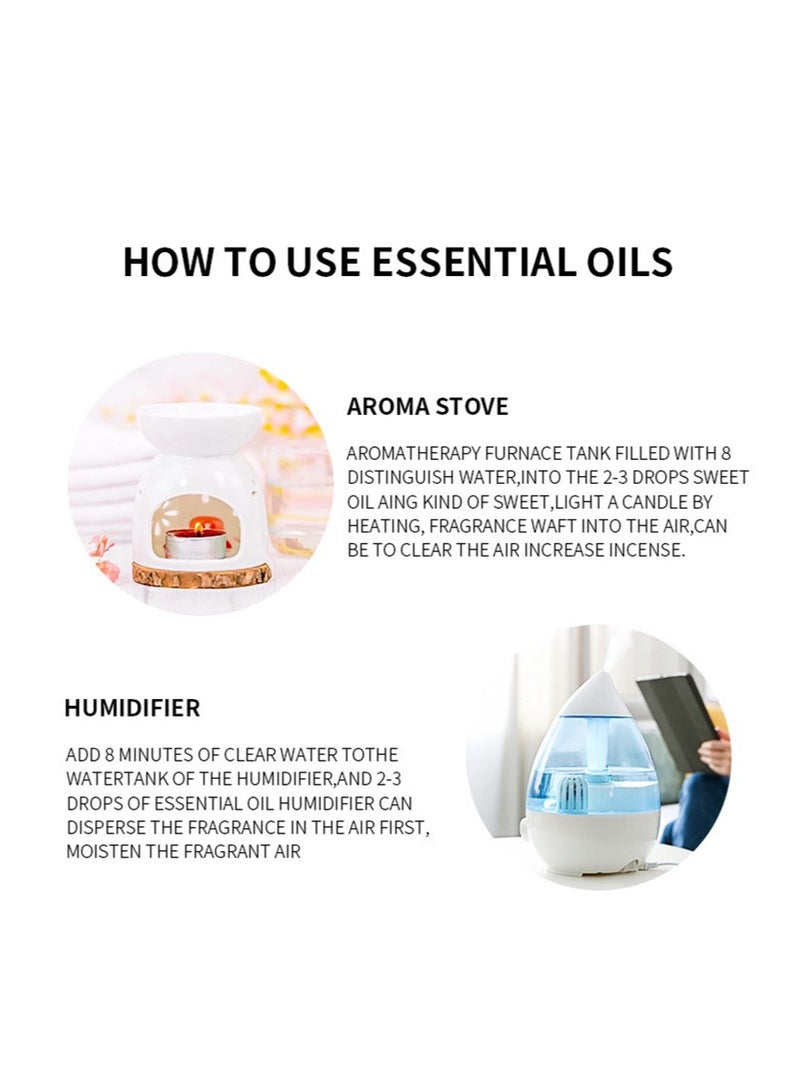 HANKEY 10ml Water-Soluble Essential Oil, Rose White Tea Mint Jasmine Lily, And 8 Other Essential Oil Gift Sets - Image 5