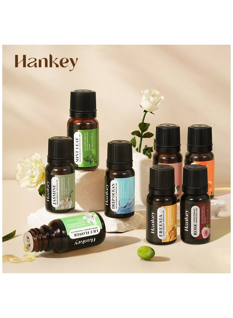 HANKEY 10ml Water-Soluble Essential Oil, Rose White Tea Mint Jasmine Lily, And 8 Other Essential Oil Gift Sets - Image 2