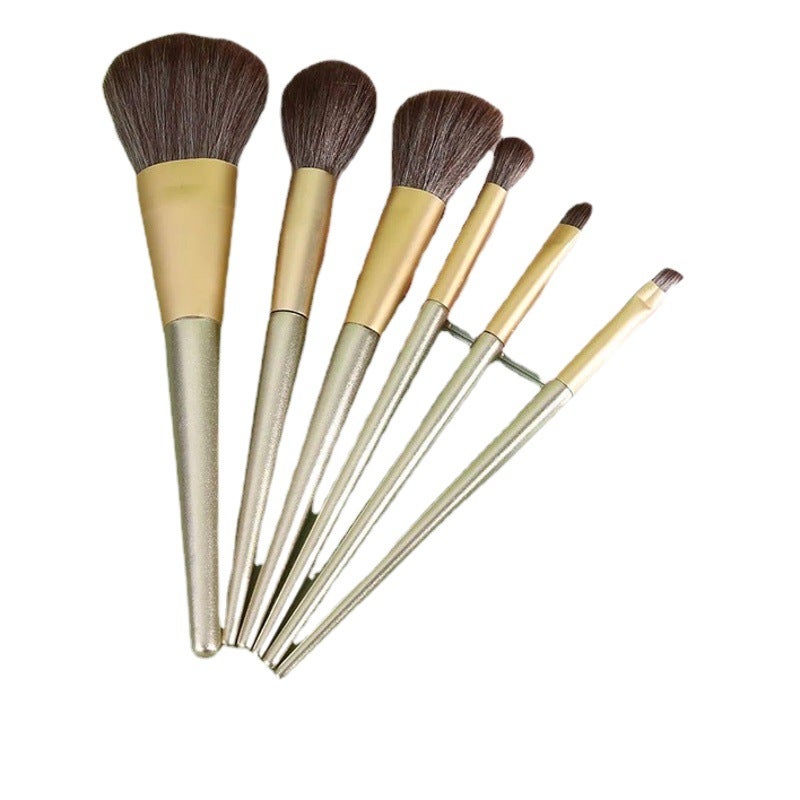 Japanese and Korean Style Exquisite Makeup Brushes 6 Pack 3 Large 3 Small Makeup Brush Set Beauty Tools Makeup Brushes Ready for Sale - Image 2