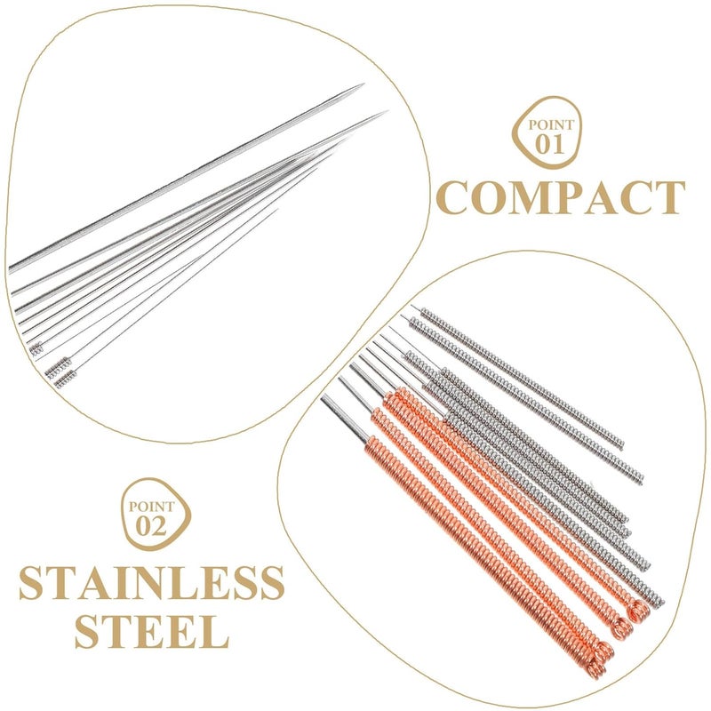 Alasum 10pcs Stainless Steel Nozzle Cleaning Needles Kit 0.15-1mm for 3D Printer Mk8 Compatible Nozzle Tip Unclogging Spare Needles with 3D Printer Accessories - Image 3