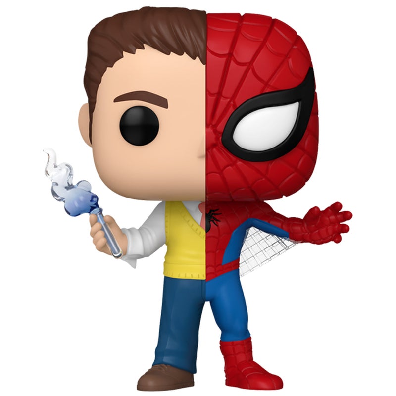 Funko فنكو بوب! مارفل: سبايدر مان - بيتر باركر - مارفل سبايدر مان - تمثال فينيل قابل للجمع - فكرة هدية - منتجات رسمية - ألعاب للأطفال والبالغين - Image 1