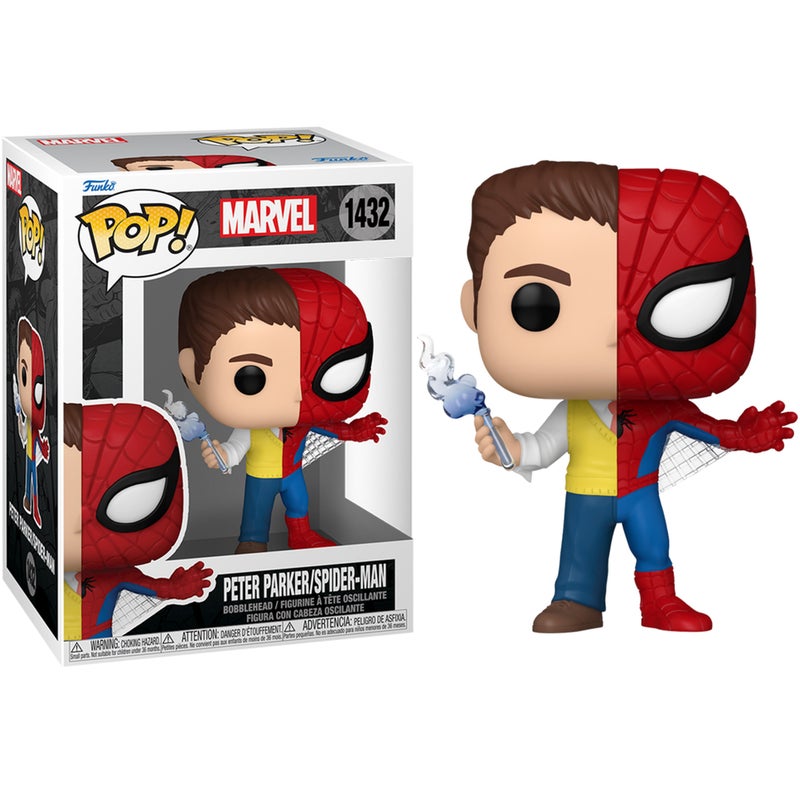 Funko فنكو بوب! مارفل: سبايدر مان - بيتر باركر - مارفل سبايدر مان - تمثال فينيل قابل للجمع - فكرة هدية - منتجات رسمية - ألعاب للأطفال والبالغين - Image 3