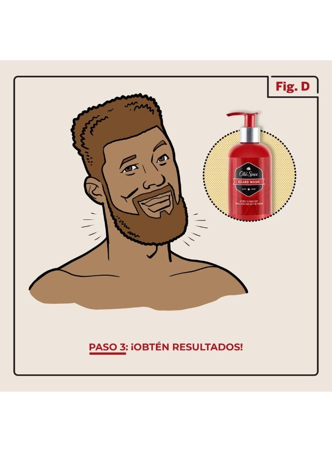 Old Spice  Beard Wash,  for Men, Gently Cleans Out Whatever You Left In There ( A Classic Scent ) 225ml - Image 3