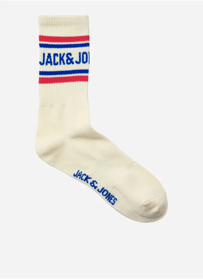 جاك اند جونز Set of 3 - Crew Tennis Socks
