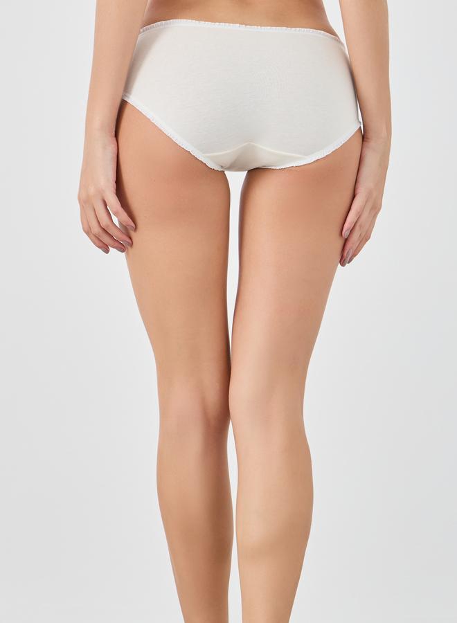 Pack of 5 - Printed Full Briefs with Contrast Trim