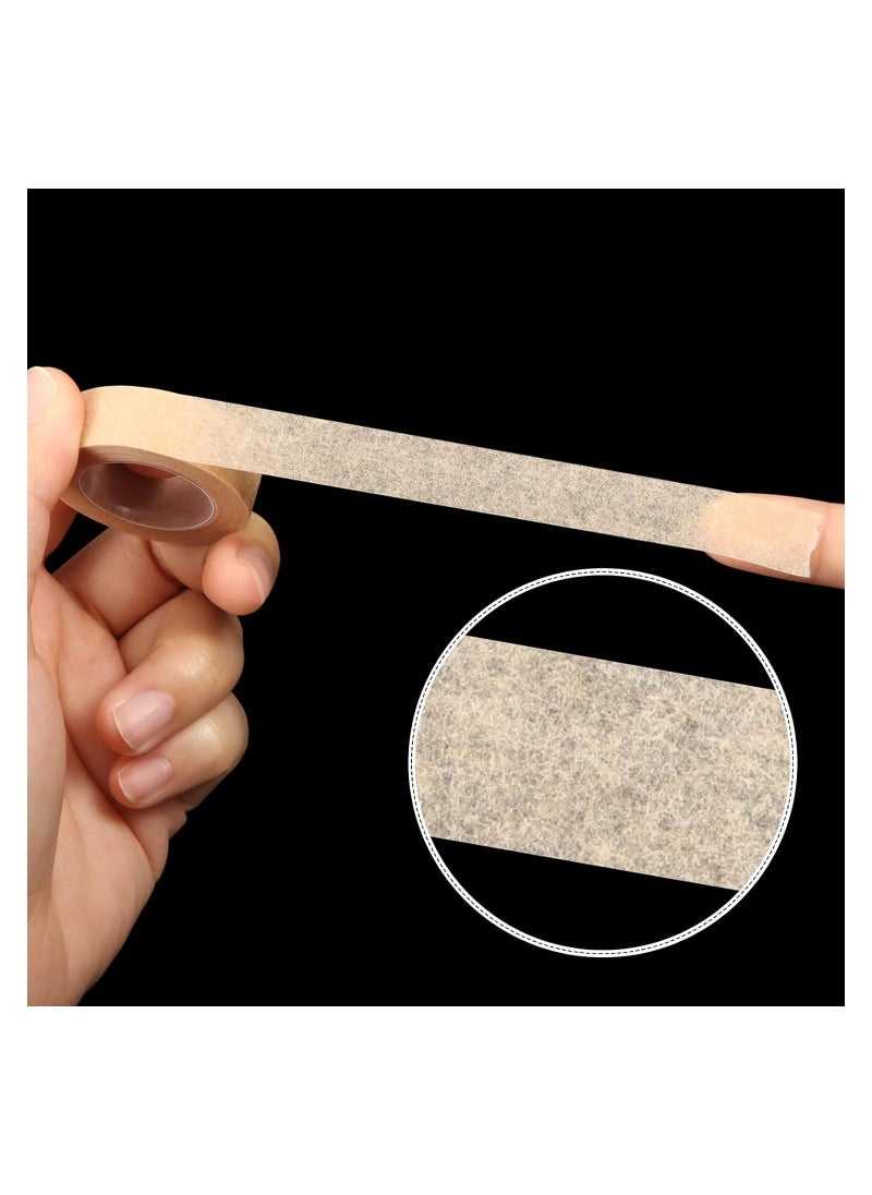 MileMelo - 6 Rolls Flexible Skin Tape Breathable Nose Tape Self Adhesive Gauze Tape for Wound Injuries Swelling Sports, Brown (0.5 in x 10 Yd) - Image 1