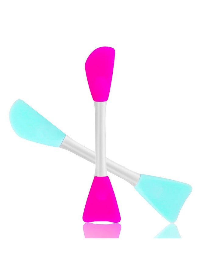 RamPula Mask Applicator Silicone Face Brush Face Mud Creamclay Maskdiymodeling Mask Brushes Diy Mud Mixing Spatula Doubleend Handheld Scoop Skin Care Make Up Foundation Gel Cosmetic Tool - Image 1