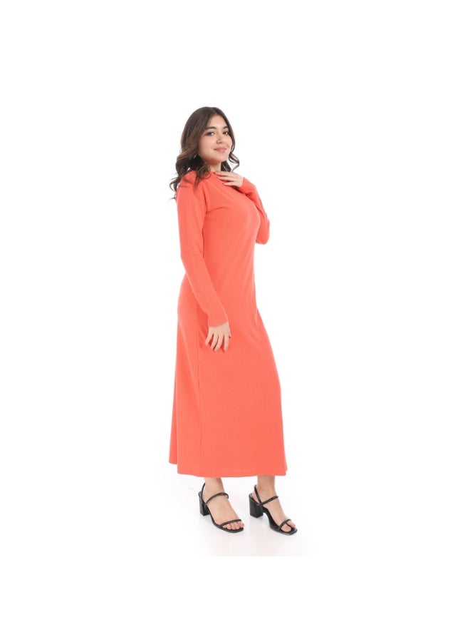 Cocktail 4666-dress-orange - Image 2