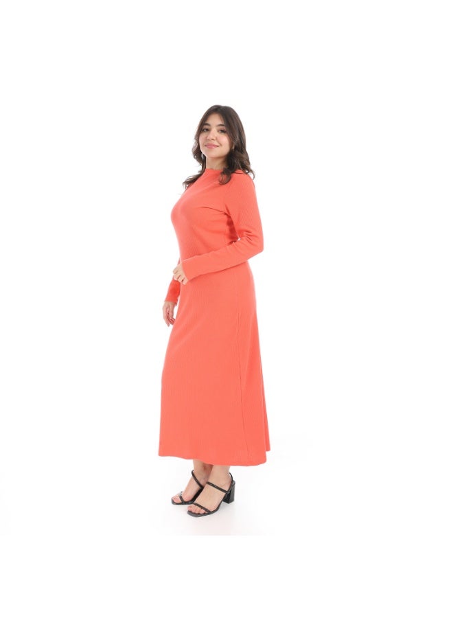 Cocktail 4666-dress-orange - Image 3