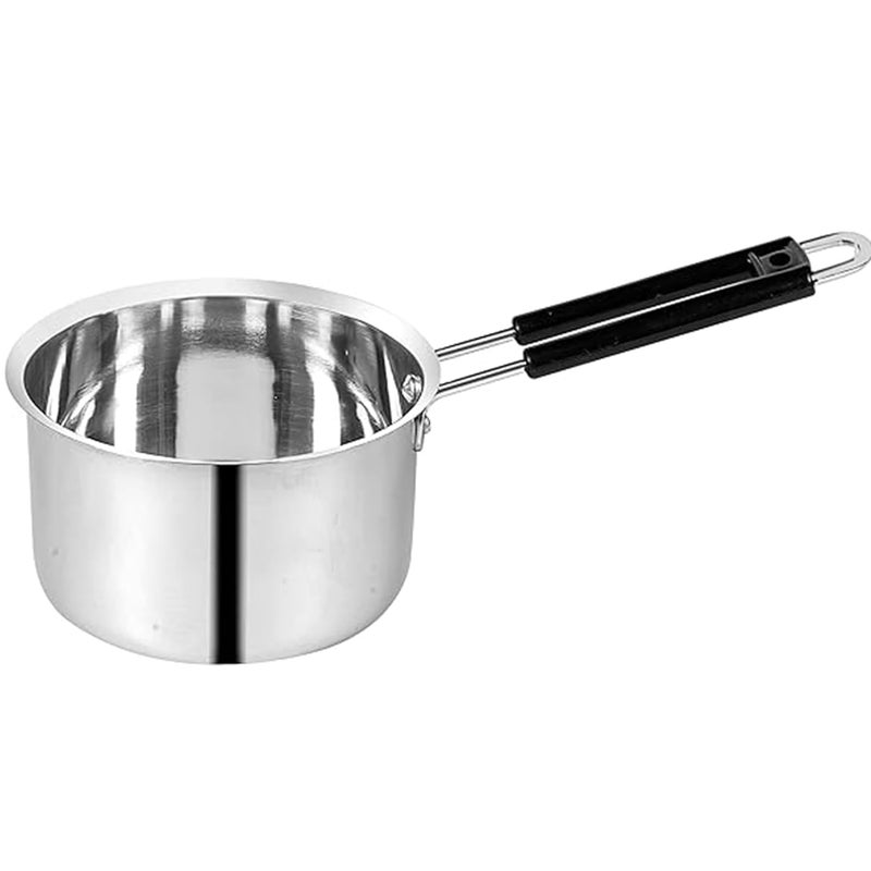 IDEAL PRIME Even Heat Distribution Aluminium Saucepan Set of 31152 Liter Durable Alu Milk Pan Tea Pan Tapeli Patila Donga Cookware Set Pack of 3 - Image 3