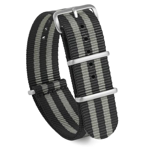 TACTICAL FROG Nylon Watch Band 18mm 19mm 20mm 22mm, Waterproof Military Watch Straps Replacement for Men Women, With Stainless Steel Buckle - Image 4