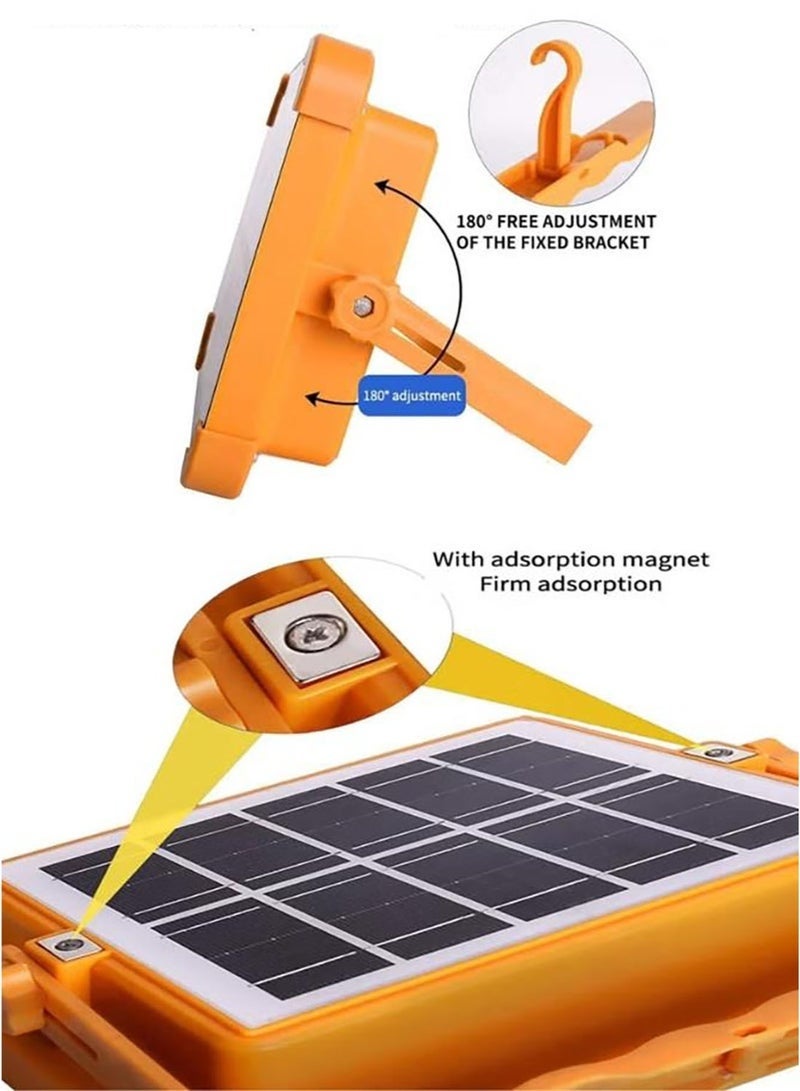 Waterproof Solar Light, 5 Lighting Modes, LED Light Rechargeable Power Bank, Portable Ultra Bright Floodlight, Cordless Light Floor Standing Hangable for Power Outage Emergency Light outdoor - Image 4