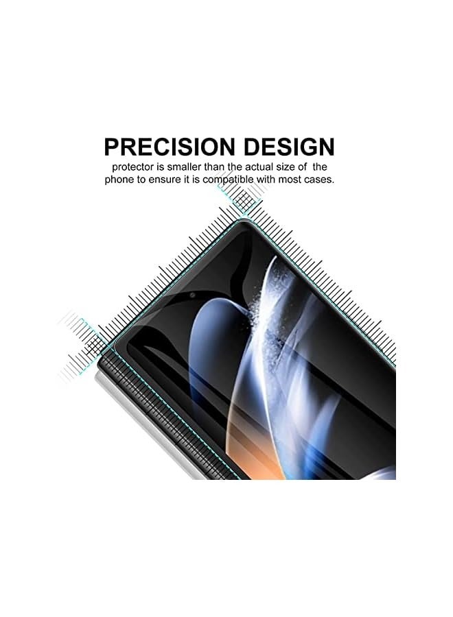 PROMASS Screen Protector Compatible with Galaxy Z Fold 4 5G Camera - Clear Full Cover, Scratch-Resistant Bubble Free, 3 Set Screen Protector and 2 Pack Lens Protector - Image 4